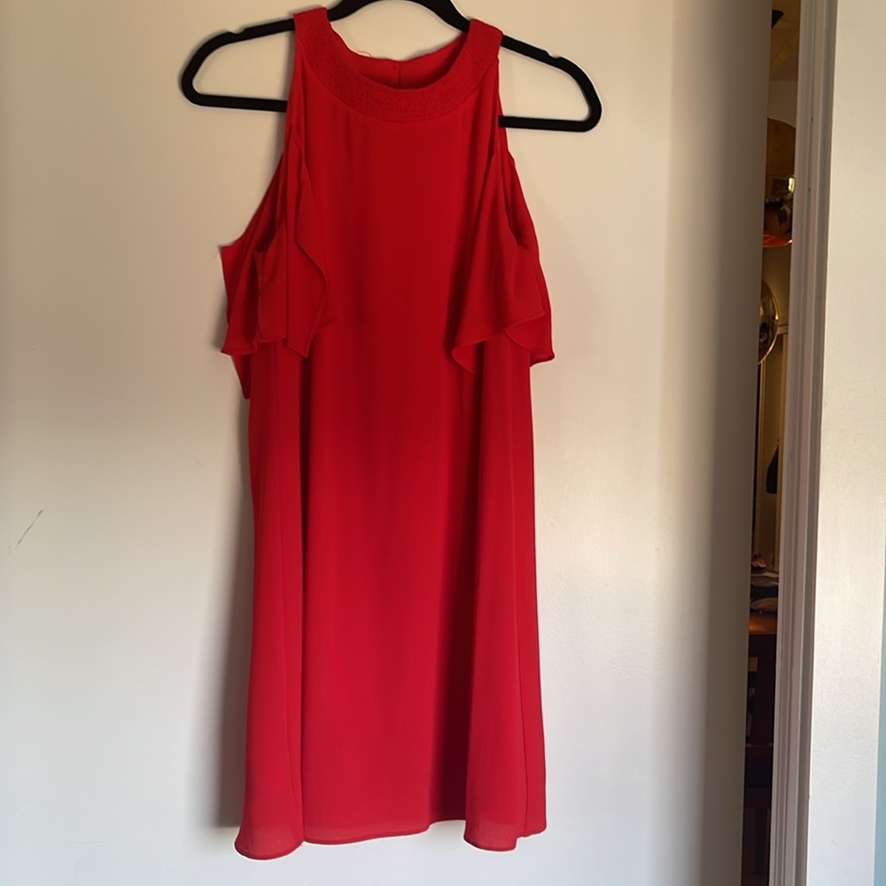 Zara Red Midi Dress